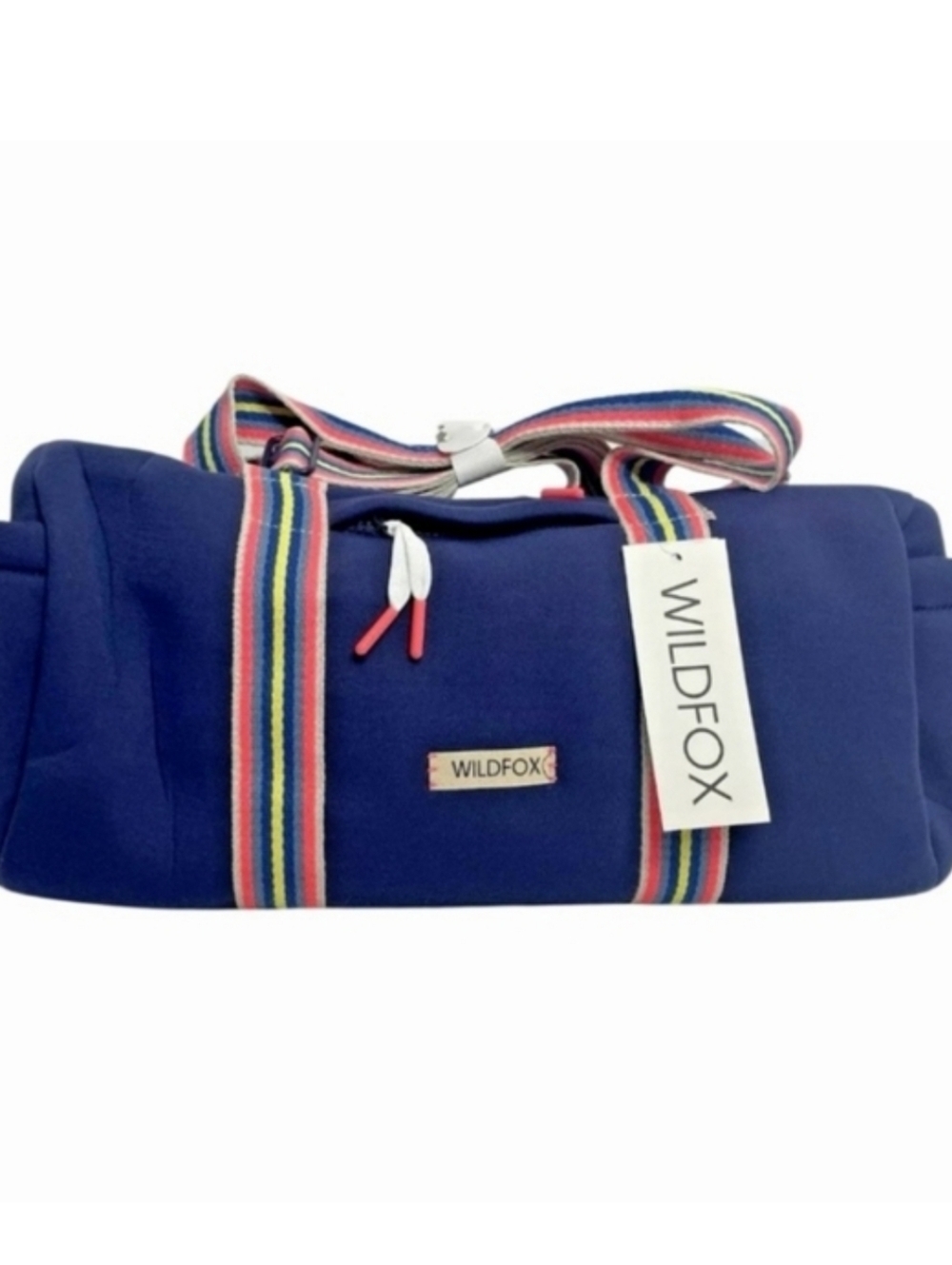 NEW! WILDFOX Navy Travel Athleisure Duffel Overnight Bag.